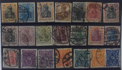 Deutche Reich - zestaw - kasowane lata 30 te