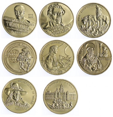 Komplet monet 2 zł - 1999 rok