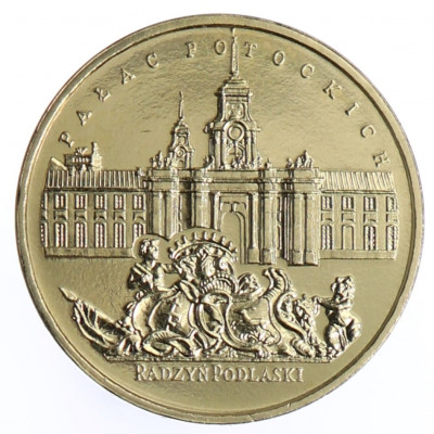 2 zł Pałac Potockich w Radzyniu Podlaskim - 1999 rok