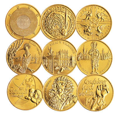 Komplet monet 2 zł - 2000 rok