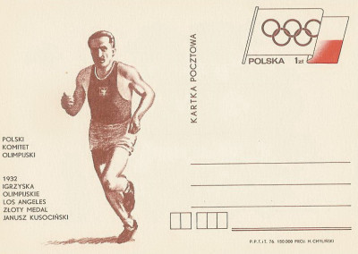 Cp 650 - Złoty medal J. Kusociński