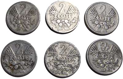 Monety 2 zł Jagody - zestaw rocznik&oacute;w