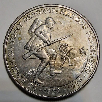 500 zł 50 rocznica wojny obronnej narodu polskiego