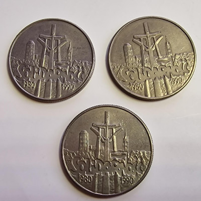 10000 zł (1990) - Solidarność 1980 - 1990
