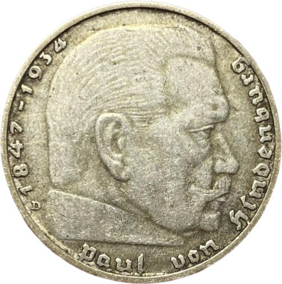 2 Reichs Mark 1936 D
