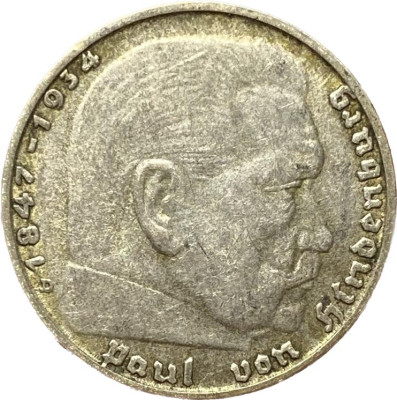 2 Reichs Mark 1938 D