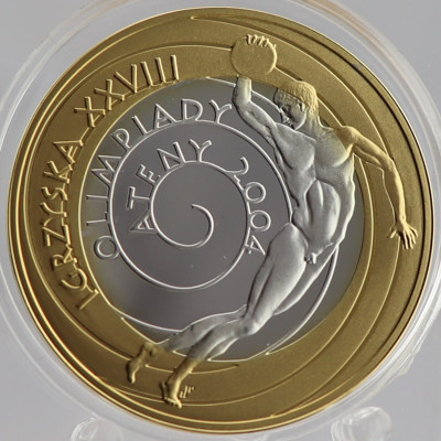 Moneta 10 zł Ateny 2004