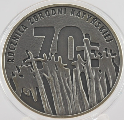Moneta 10 zł Zbrodnia katyńska