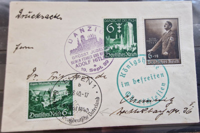 koperta Danzig - list