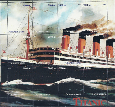 2000 r Marynistyka Blok 98**Turkmenistan