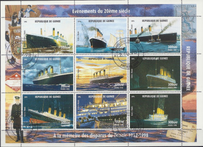 1998 r Marynistyka Blok 90** Gwinea