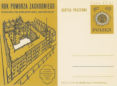 Cp 274 - WF Szczecin 65 - Rok Pomorza Zachodniego
