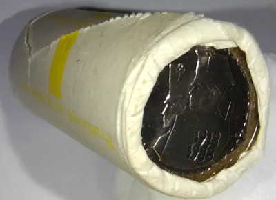 100 zł Powstanie rolka, menniczy rulon bankowy 25 x 100 zł