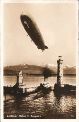 NIEMCY 1934-ZEPPELIN-kartka pocztowa.