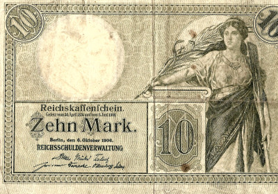 Niemcy - BANKNOT - 10 Marek 1906