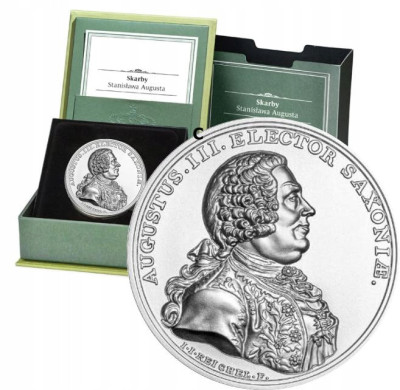 50 zł Skarby Stanisława - August III Sas 2023