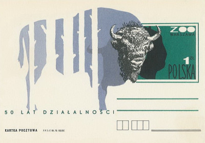 Cp 731 - 50 lat Warszawskiego ZOO