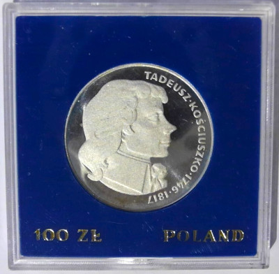 100 zł (1976) - Tadeusz Kościuszko