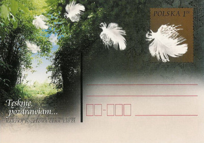 Cp. 1253 - Tęsknię, pozdrawiam