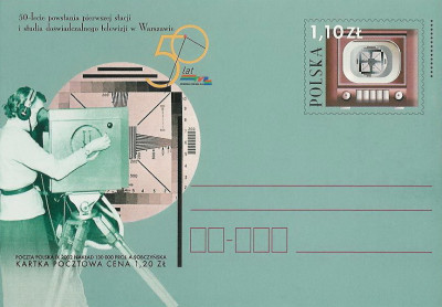 Cp. 1288 - 50 lat telewizji