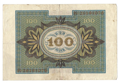 Niemcy - BANKNOT - 100 Marek 1920 seria K (36)