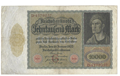 NIEMCY 10000 MAREK 1922 (39) DUŻY FORMAT!