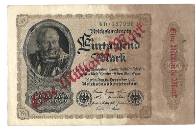 Niemcy 1 Miliard Marek, 1000 000000 1922 r. (50) SUPER STAN!