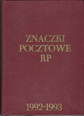 1992 -1993 Klaser z znaczkami **