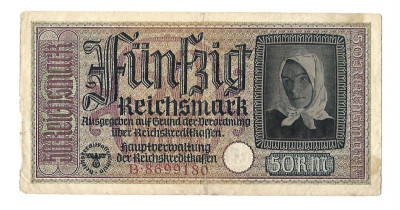 50 MAREK - FUNFZIG REICHSMARK 1939-1944 III RZESZA (59)