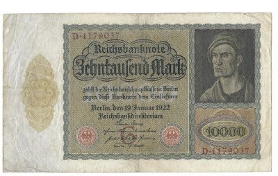 NIEMCY 10000 MAREK 1922 (39) DUŻY FORMAT!