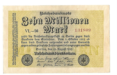 Banknot Zehn Milionen Mark 1923 r (66)