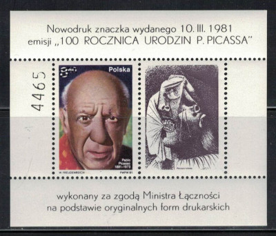 Polska 1981 Fi Blok 2580 ** ND