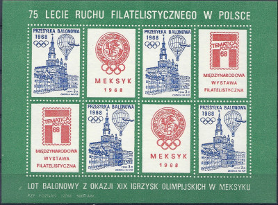 1968 r. Przesyłka balonowa**