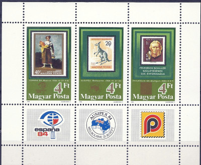 1984 r Węgry  Ark 3693 - 3695**