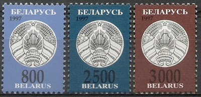 1997 r Białoruś Mi 246 - 248**