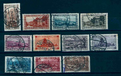 1927 r. Sc. 120 - 131 kas. SAARGEBIET