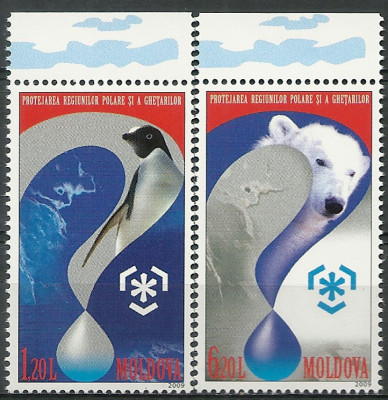 2009 r Mołdawia Mi 647 - 648**