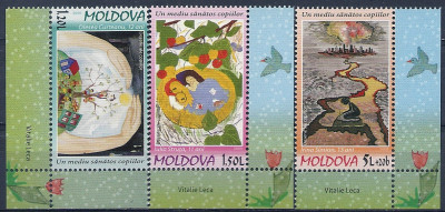 2009 r Mołdawia Mi 654 - 656**