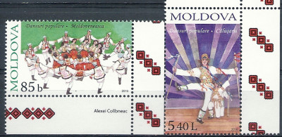 2010 r Mołdawia Mi 720 - 721**