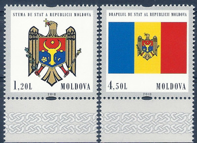 2010 r Mołdawia Mi 723 - 724**