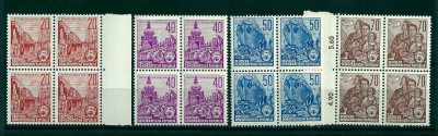 1955 r. Mi 455 - 458**. DDR