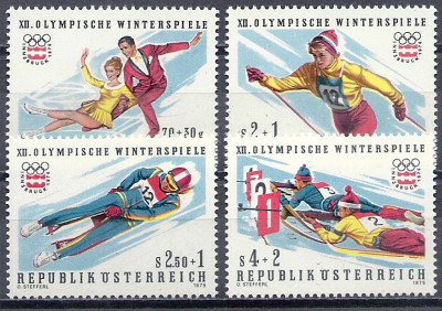 1975 r. Austria  Mi 1544 - 1547**