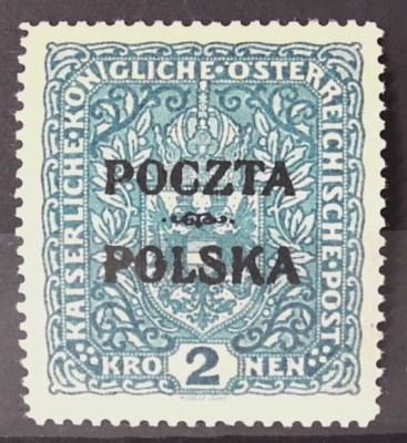 Fi 46a - 2 korony wydanie krakowskie. gw.  Berbeka, Mikstein