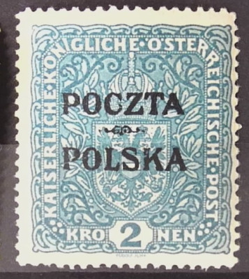 Fi 46a **  2 korony wyd. krakowskie. gw.  Berbeka