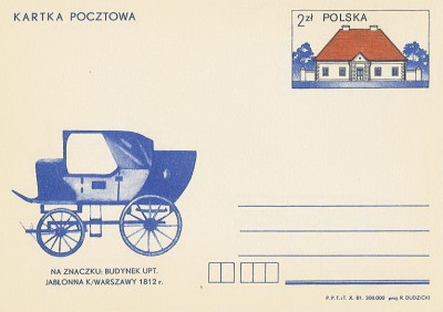 Cp 801 - Budownictwo pocztowe - Jabłonna