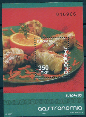 2005 r Albania Blok 158**