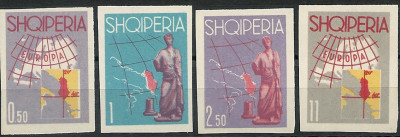 1962 r Albania Mi 700 - 703**