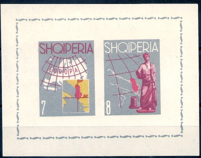 1962 r Albania Blok 12**