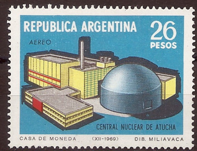 1969 r Argentyna Mi 1072**