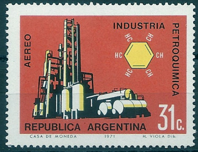 1971 r Argentyna Mi 1135**